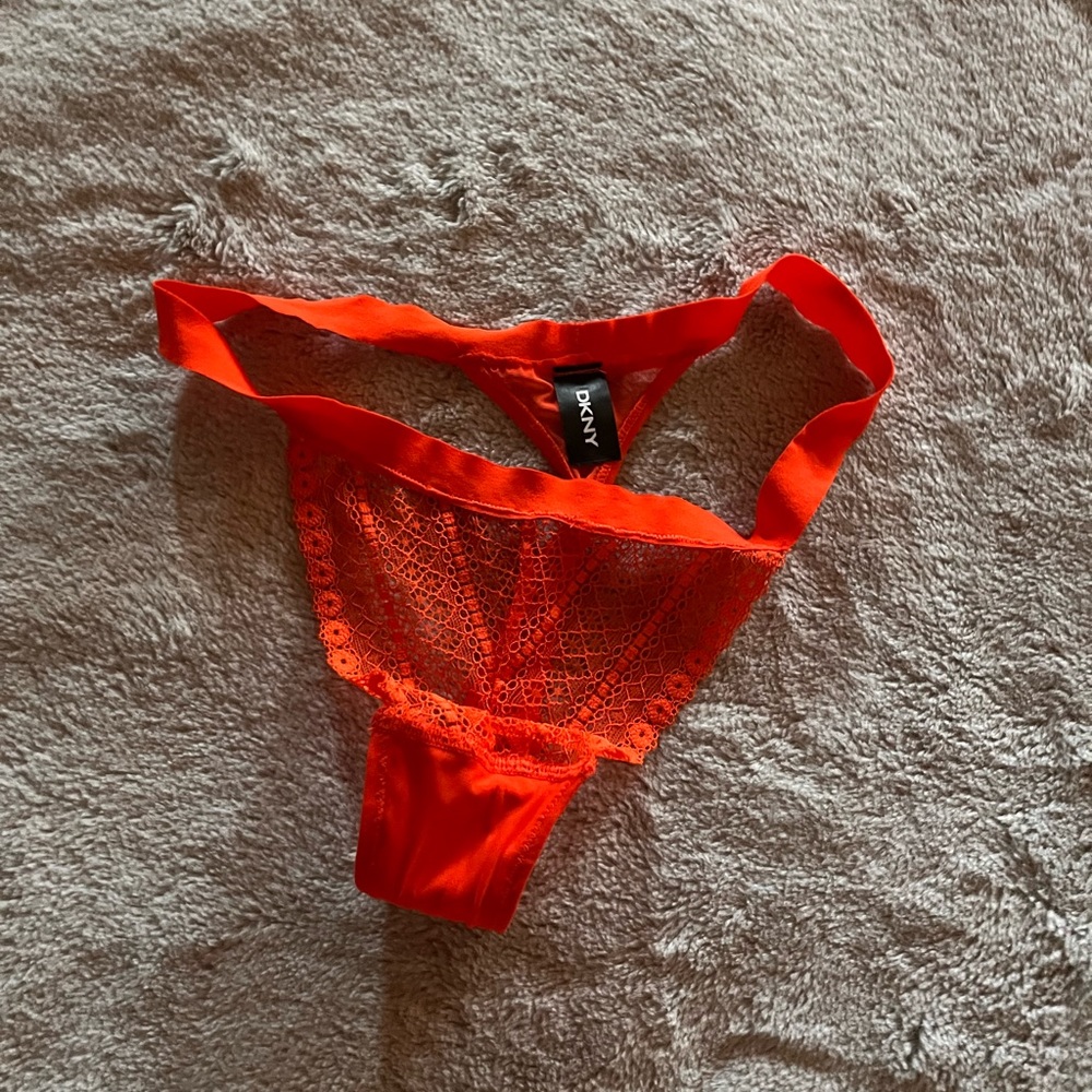 DKNY lace thong